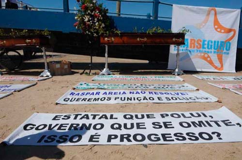 faixas para protestos em tramandai