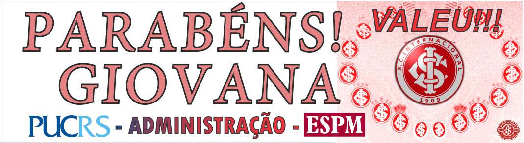 Faixa BIXO vestibular 2017 dedicatória, logo faculdade e logo do seu time de futebol.